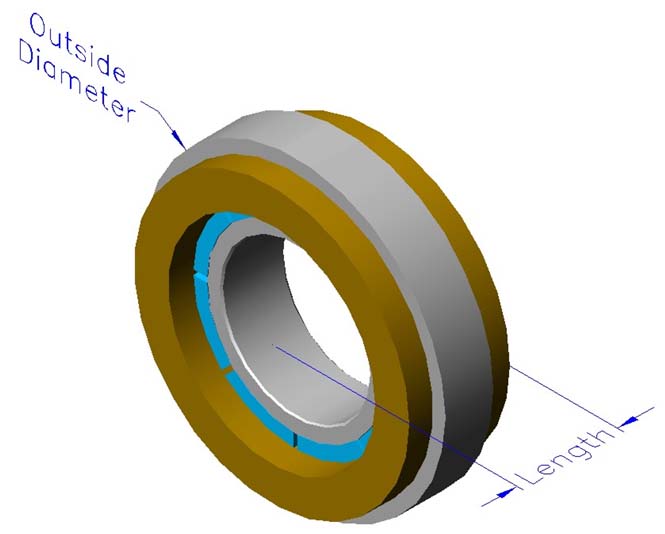 Frameless slotless iron core brushless motors, radial, internal rotor
